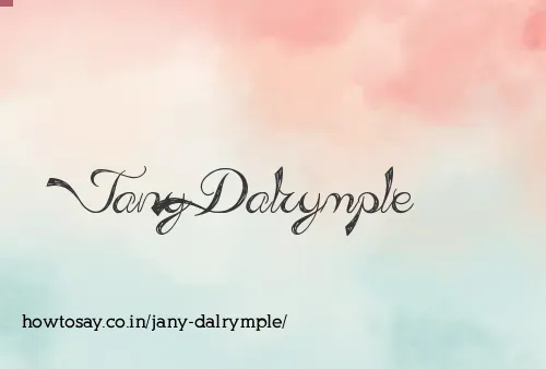 Jany Dalrymple