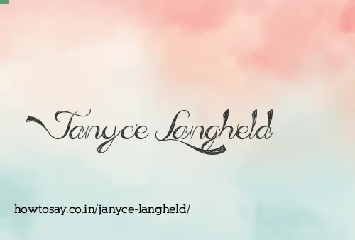 Janyce Langheld