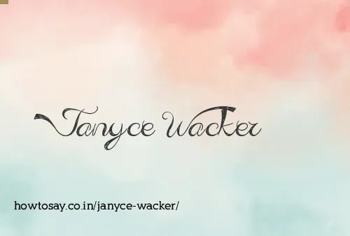 Janyce Wacker