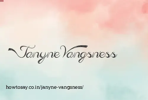 Janyne Vangsness