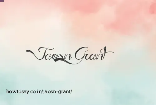 Jaosn Grant