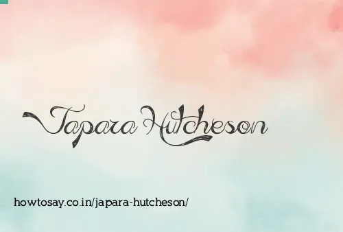 Japara Hutcheson