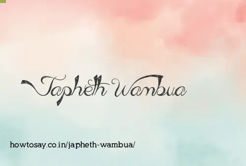 Japheth Wambua