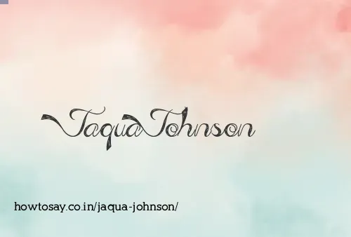 Jaqua Johnson