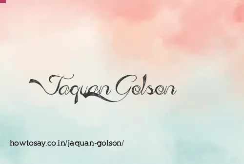 Jaquan Golson