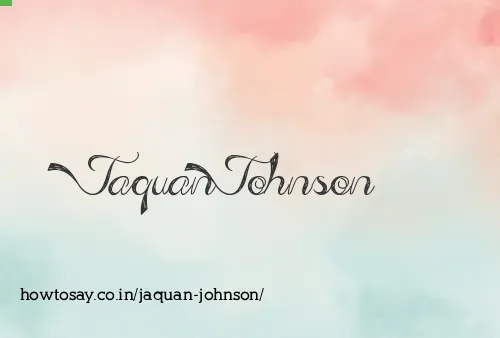 Jaquan Johnson