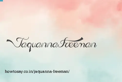 Jaquanna Freeman