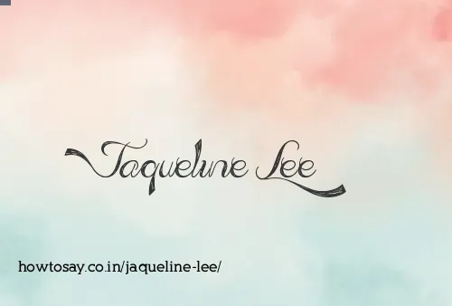 Jaqueline Lee