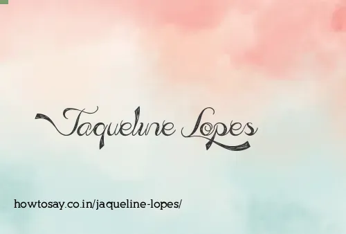 Jaqueline Lopes