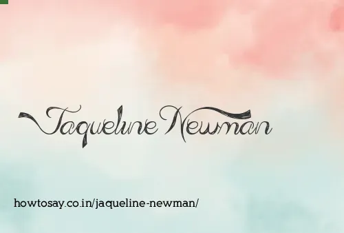 Jaqueline Newman