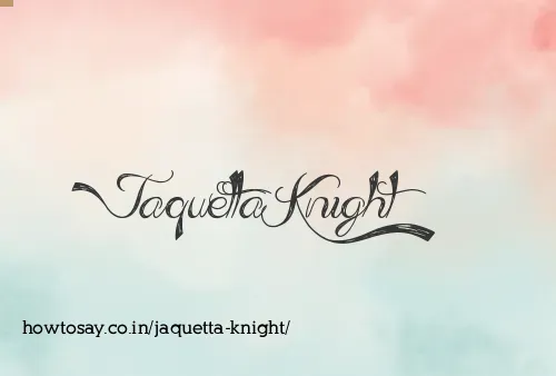 Jaquetta Knight