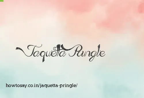 Jaquetta Pringle