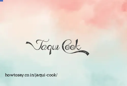 Jaqui Cook