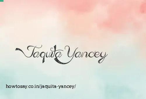 Jaquita Yancey