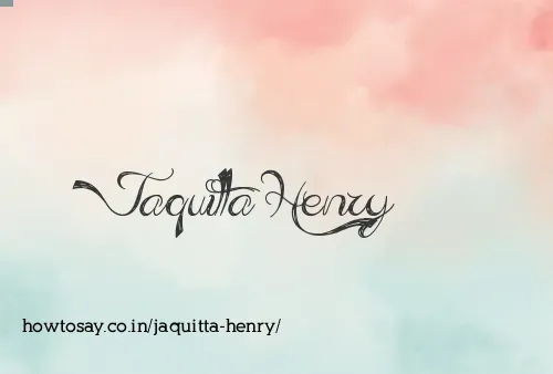 Jaquitta Henry