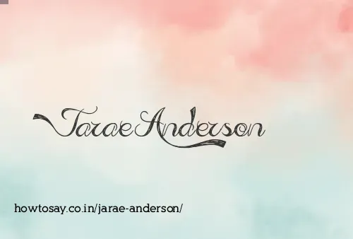 Jarae Anderson