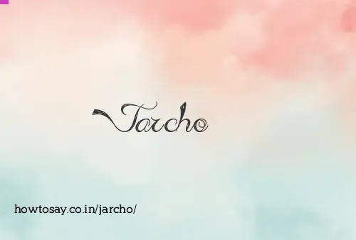 Jarcho