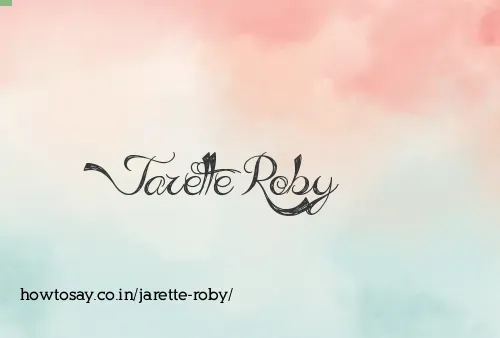 Jarette Roby