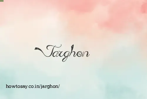 Jarghon
