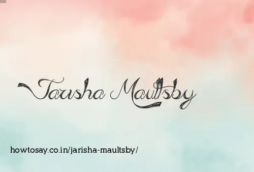 Jarisha Maultsby