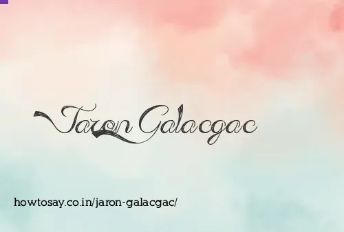 Jaron Galacgac