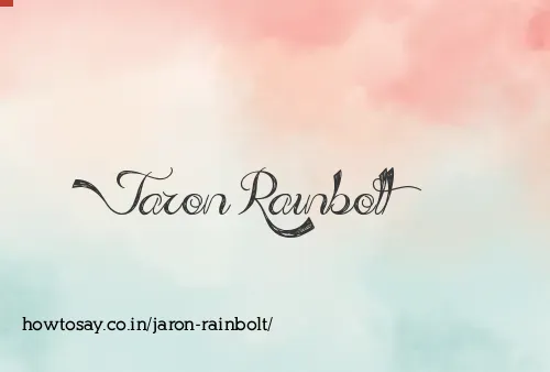 Jaron Rainbolt
