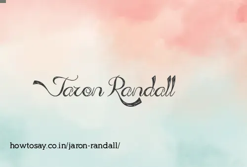 Jaron Randall