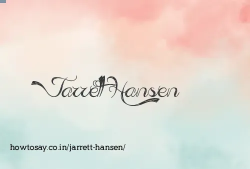 Jarrett Hansen