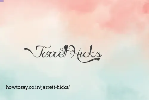 Jarrett Hicks