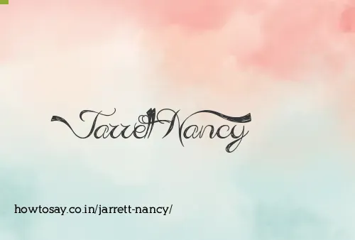Jarrett Nancy