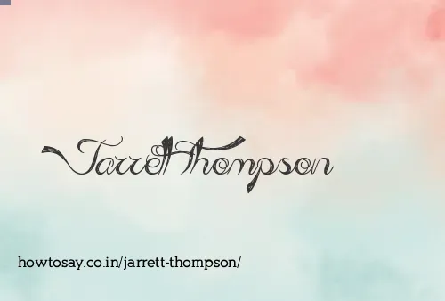 Jarrett Thompson