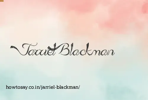 Jarriel Blackman