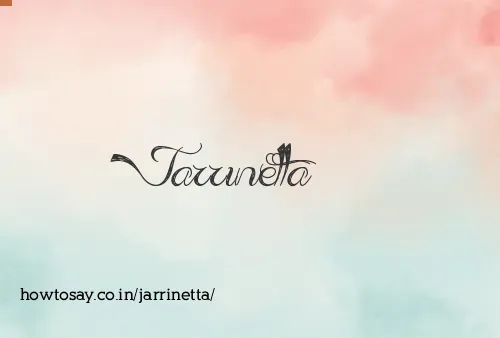 Jarrinetta