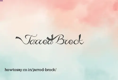 Jarrod Brock