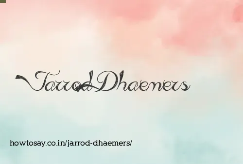 Jarrod Dhaemers