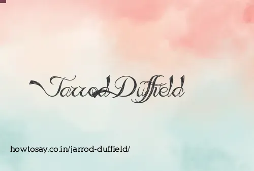 Jarrod Duffield