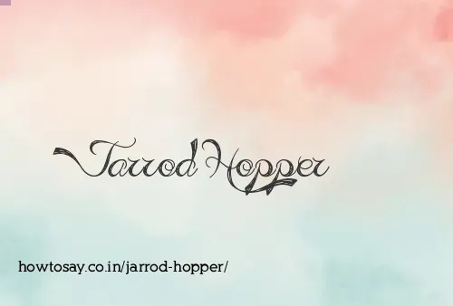 Jarrod Hopper