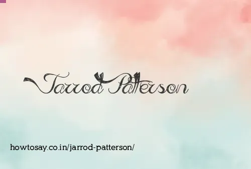 Jarrod Patterson