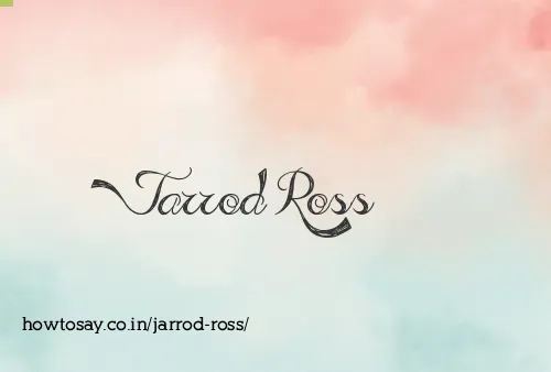 Jarrod Ross