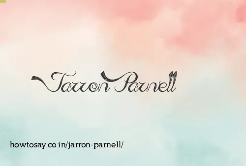 Jarron Parnell