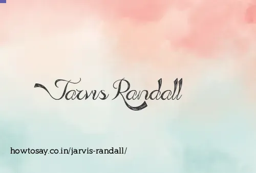 Jarvis Randall