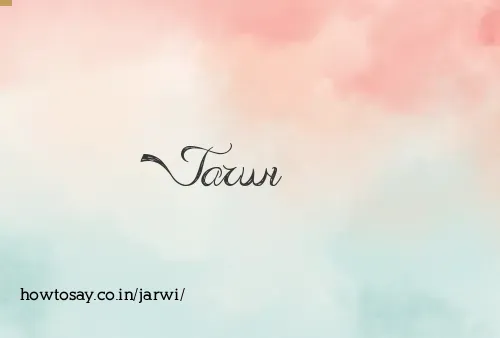 Jarwi