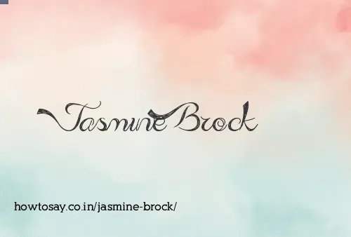 Jasmine Brock