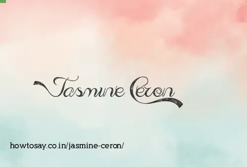 Jasmine Ceron