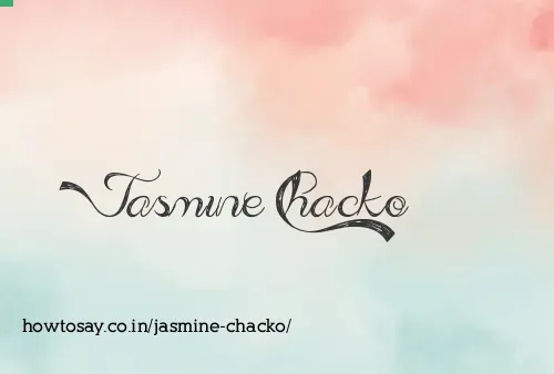 Jasmine Chacko