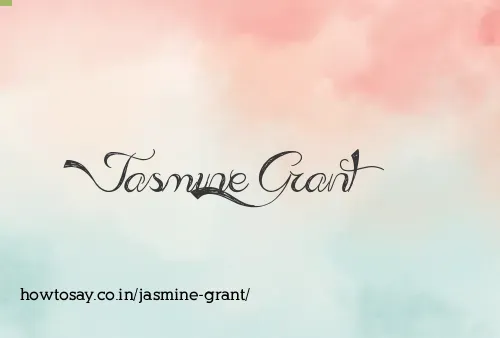Jasmine Grant