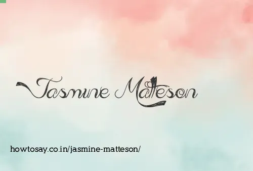 Jasmine Matteson