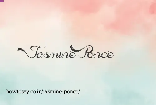 Jasmine Ponce