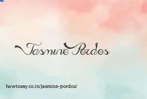 Jasmine Pordos