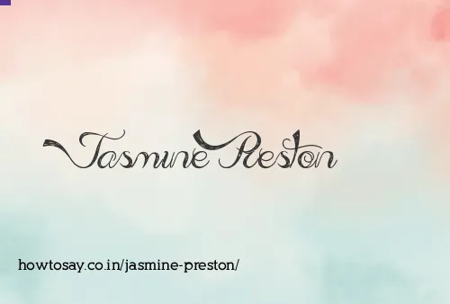 Jasmine Preston
